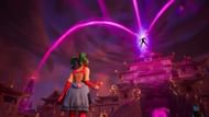Daigo rises to the air and summons the beast, kicking off the Fortnite Super Showdown live event (Image Epic Games)
